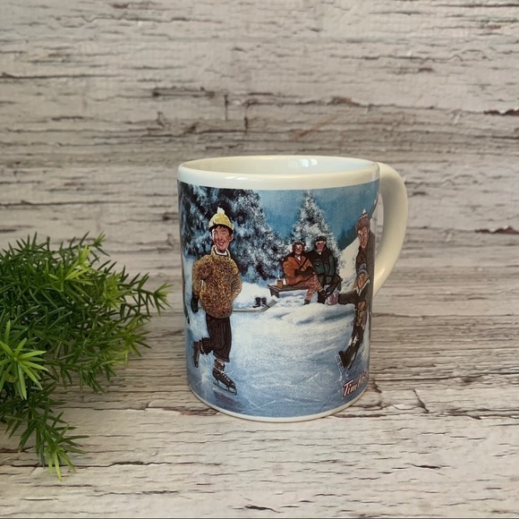 TIM HORTONS | VINTAGE Skating Pond Collectors Mug 003 Sports Canadian Heritage - Picture 2 of 6